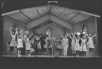 Cleavon Little [center] and unidentified others in the stage production Purlie