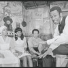 Carol Jean Lewis, Patti Jo, Sherman Hemsley and Cleavon Little in the stage production Purlie