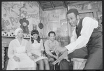Carol Jean Lewis, Patti Jo, Sherman Hemsley and Cleavon Little in the stage production Purlie