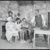 Carol Jean Lewis, Patti Jo, Sherman Hemsley and Cleavon Little in the stage production Purlie