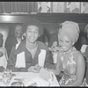 Clifton Davis, Melba Moore [center] and unidentified others in Purlie publicity photo at Sardis