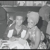 Clifton Davis, Melba Moore [center] and unidentified others in Purlie publicity photo at Sardis