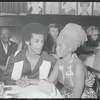 Clifton Davis, Melba Moore [center] and unidentified others in Purlie publicity photo at Sardis