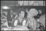 Clifton Davis, Melba Moore [center] and unidentified others in Purlie publicity photo at Sardis