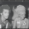 Clifton Davis, Melba Moore [center] and unidentified others in Purlie publicity photo at Sardis