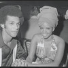 Clifton Davis, Melba Moore [center] and unidentified others in Purlie publicity photo at Sardis