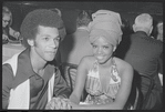 Clifton Davis, Melba Moore [center] and unidentified others in Purlie publicity photo at Sardis