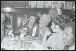 Clifton Davis, Melba Moore [center] and unidentified others in Purlie publicity photo at Sardis