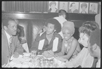 Clifton Davis, Melba Moore [center] and unidentified others in Purlie publicity photo at Sardis