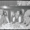 Clifton Davis, Melba Moore [center] and unidentified others in Purlie publicity photo at Sardis