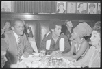 Clifton Davis, Melba Moore [center] and unidentified others in Purlie publicity photo at Sardis
