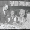 Clifton Davis, Melba Moore [center] and unidentified others in Purlie publicity photo at Sardis