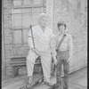 Art Wallace and Tommy Breslin in the National tour of the stage production Purlie