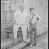 Art Wallace and Tommy Breslin in the National tour of the stage production Purlie