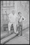 Art Wallace and Tommy Breslin in the National tour of the stage production Purlie