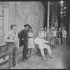 Tommy Breslin, Robert Guillaume, Patti Jo, Art Wallace, Sherman Hemsley and unidentified others in the National tour of the stage production Purlie