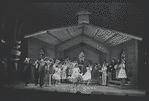 Robert Guillaume [center] and unidentified others in the National tour of the stage production Purlie