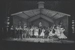 Robert Guillaume [center] and unidentified others in the National tour of the stage production Purlie