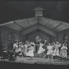 Robert Guillaume [center] and unidentified others in the National tour of the stage production Purlie
