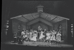 Robert Guillaume [center] and unidentified others in the National tour of the stage production Purlie