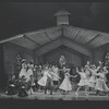 Robert Guillaume [center] and unidentified others in the National tour of the stage production Purlie