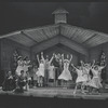 Robert Guillaume [center] and unidentified others in the National tour of the stage production Purlie