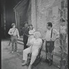 Tommy Breslin, Robert Guillaume, Patti Jo, Art Wallace and Sherman Hemsley in the National tour of the stage production Purlie