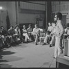 Director Gilbert Moses and cast in rehearsal for the stage production Ain't Supposed to Die a Natural Death