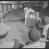 Director Gilbert Moses and cast in rehearsal for the stage production Ain't Supposed to Die a Natural Death