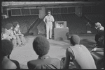 Director Gilbert Moses and cast in rehearsal for the stage production Ain't Supposed to Die a Natural Death
