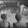 Director Gilbert Moses and cast in rehearsal for the stage production Ain't Supposed to Die a Natural Death