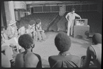 Director Gilbert Moses and cast in rehearsal for the stage production Ain't Supposed to Die a Natural Death