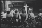 Director Gilbert Moses and cast in rehearsal for the stage production Ain't Supposed to Die a Natural Death