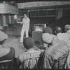 Director Gilbert Moses and cast in rehearsal for the stage production Ain't Supposed to Die a Natural Death