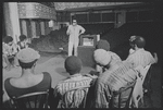 Director Gilbert Moses and cast in rehearsal for the stage production Ain't Supposed to Die a Natural Death