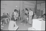 Garrett Morris, Bill Duke, Dick Anthony Williams, Gloria Edwards, Ted Lange and ensemble in rehearsal for the stage production Ain't Supposed to Die a Natural Death