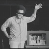Gilbert Moses in rehearsal for the stage production Ain't Supposed to Die a Natural Death