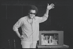 Gilbert Moses in rehearsal for the stage production Ain't Supposed to Die a Natural Death