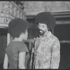 Gloria Edwards and Dick Anthony Williams in rehearsal for the stage production Ain't Supposed to Die a Natural Death