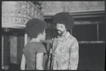 Gloria Edwards and Dick Anthony Williams in rehearsal for the stage production Ain't Supposed to Die a Natural Death