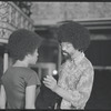 Gloria Edwards and Dick Anthony Williams in rehearsal for the stage production Ain't Supposed to Die a Natural Death