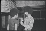 Gloria Edwards and Dick Anthony Williams in rehearsal for the stage production Ain't Supposed to Die a Natural Death