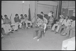 Madge Wells [center] and ensemble in rehearsal for the stage production Ain't Supposed to Die a Natural Death
