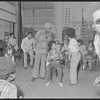 Bill Duke, Madge Wells [center], Gilbert Moses [right] and ensemble in rehearsal for the stage production Ain't Supposed to Die a Natural Death