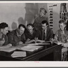 Members of the Bois d'Arc Cooperative looking over their accounts. Osage Farms, Missouri