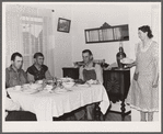 Farmers at dinner. Greene County, Missouri