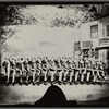 Chorus line in the stage production Shuffle Along, including Fredi Washington [4th from right] and Josephine Baker [6th from right]