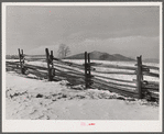 Split rail fence. Rappahannock County, Virginia