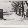 Snowbound farm. Montgomery County, Maryland