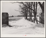 Snowbound farm. Montgomery County, Maryland